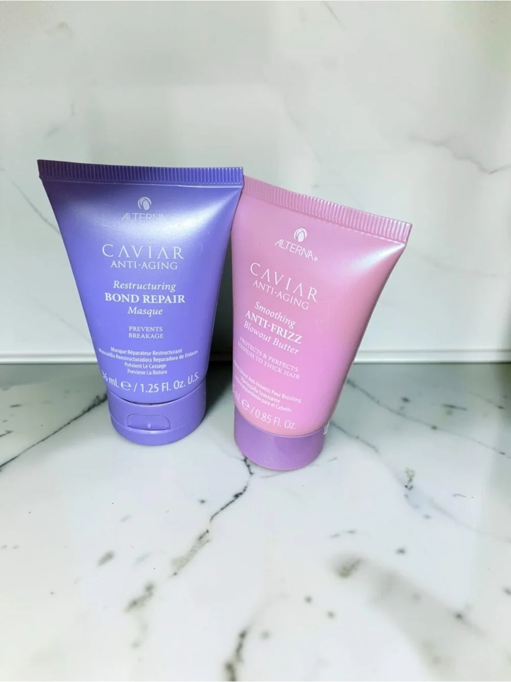 NEW Alterna Caviar Anti-Aging Bond Repair Masque & Anti-Frizz Duo